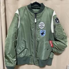 90s old stussy MA-1 フライトジャケット オリーブ色 Stussy MA-1ジャケット オリーブ/オレンジ - メルカリ