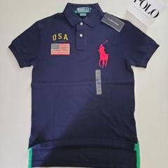 入手難　未使用❗POLO  星条旗BIGPONY  半袖ポロシャツ　M 未使用❕POLO 星条旗 BIGPONY ネイビー S - メルカリ