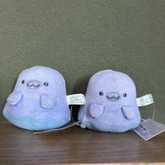 新品タグ付き　まめゴマ　てのりぬいぐる　UFO くじら サンエックス まめゴマ 2022 おそらのすいぞくかん くじら て