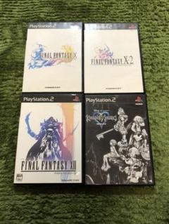 PS2用ソフト4本　ファイナルファンタジーⅩ,Ⅹ-2,Ⅻ、キングダムハーツ