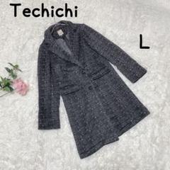 Techichi テチチ テーラードコート（L）ブラック ダークグレー アウター