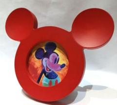 ミッキー型写真たて　雑貨　インテリア　フレーム　Disney
