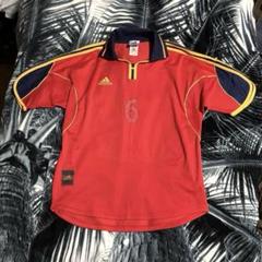 00s ビンテージ スペイン代表 adidas イエロ ユニフォーム 万国旗タグ 00s ビンテージ スペイン代表 adidas イエロ ユニフォーム 万