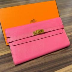 ⭐️美品⭐️HERMES エルメス 財布 ケリーウォレット X刻印 ゴールド金具のサムネイル