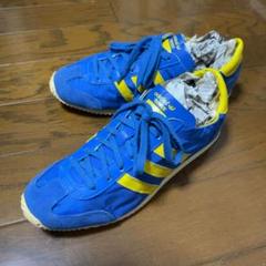 adidas 1609ER 青色 黄色 ヴィンテージ ランニング 古着のサムネイル