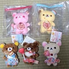 リラックマ×チュッパチャップス ぬいぐるみ5点セット LOFT限定 リラックマ×チュッパチャップス ぬいぐるみ5点セット LOFT