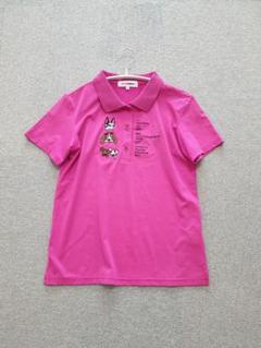 M.U SPORTS ミエコ ウエサコ ピンク 半袖 ポロシャツ 40