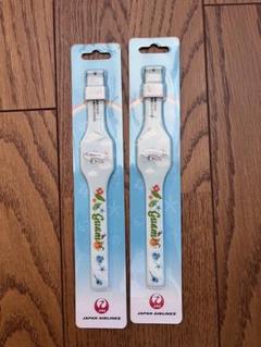 JAL 日本航空 ノベルティ　腕時計　グアム便限定品 飛行機