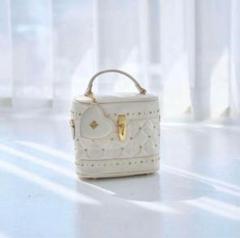 完売品 Rosé Muse ロゼミューズ ビジューバニティバッグ　アイボリー 受注予約】bijou vanity bag – BUNNY APARTMENT