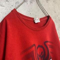 デルタ 古着 企業系 音楽 アメリカ輸入 プリント Tシャツ 半袖 赤色 XL
