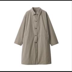 タグ付】無印良品 中綿ステンカラーコート レディースM