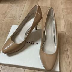 chikcc　【未使用】　COACH ハイヒール 2025年最新】コーチ ヒール高さ：7.1〜10cm レディース