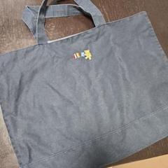 familiar クマの刺繍付きネイビー　トートバック 楽天市場】【中古】familiar(ファミリア) トートバッグ クマ