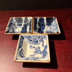 有田焼　福泉窯 青白い陶器の四角い皿3枚セットと1枚 楽天市場】有田焼 福泉窯の通販