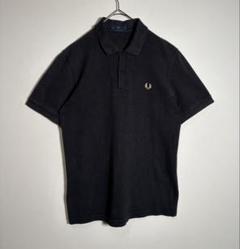 ☆美品☆80s フレッドペリー ポロシャツ イングランド製 刺繍ロゴ 鹿の子 Ｌ フレッドペリー FRED PERRY イングランド製 ロゴ刺繍 鹿の子