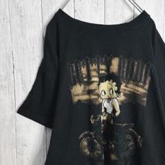 【入手困難】00s古着 バイク ベティーブープ Betty Boop Tシャツ