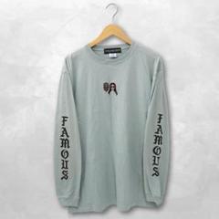 美品 【ワールドワイドフェイマス】 (М) KMHTスウェット トレーナー 白 WORLD wide FAMOUS ワールドワイドフェイマストレーナー BENE
