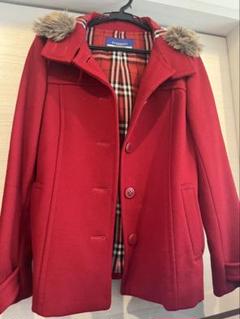 2025年最新】BURBERRY BLUE LABEL カラー：レッド系 ダッフル