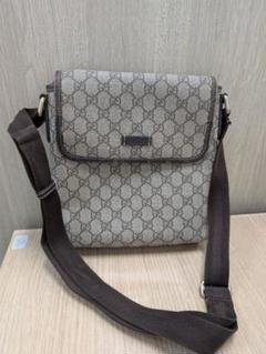 報時真冩 GUCCI グッチ GGスプリーム ショルダーバッグ クロスボディ