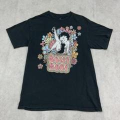 ベティちゃん　ベティ・ブープ　トップス　半袖　Tシャツ　古着　ブラック　黒　M