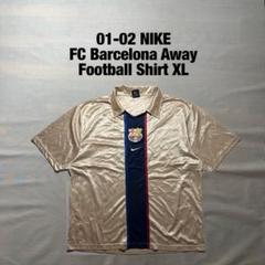 01-02 NIKE FCバルセロナ アウェイ サッカー ユニフォーム XL 01-02 NIKE FCバルセロナ アウェイ サッカー ユニフォーム XL