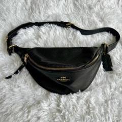 極美品】COACH ボディバッグ ショルダーバッグ ゴールド金具 レザー
