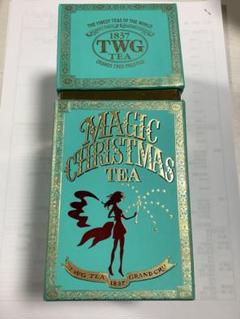TWGダージリンとイングリッシュブレックファストとジノリクリスマスオーナメント TWG Teaのクリスマス限定ブラックティー、フルーツたっぷり