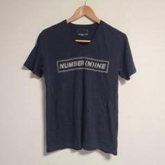 ナンバーナイン ロゴT Tシャツ 半袖 Vネック M ブラック