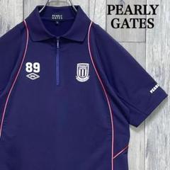 パーリーゲイツ　PEARLY GATES ポロシャツ　半袖　ジップ　3
