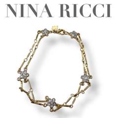 （未使用）NINA RICCIニナリッチ ブレスレット　ハット ニナリッチ 新品未使用 ブレスレット ゴールド りんご ブランド
