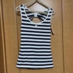 クレージュ　ストライプ タンクトップ 38 タグ付き新品　プランクプロジェクト