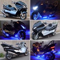 【YAMAHA マジェスティ】シルバー×ブラック!!スピーカー新品!!激目立!!
