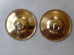 中古　チャッパ(手拍子)　4寸　重目　房3本、プラツマミ2個、オリジナルケース付 中古 チャッパ(手拍子) 4寸 重目 房3本、プラツマミ2個