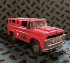 【送料無料】 マルサン製 ビンテージ ブルドッグ 動作 郵便車両 ブリキカー その他