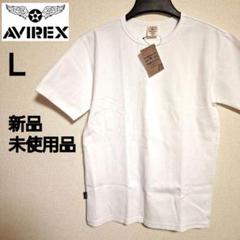 AVIREX リブ 半袖Tシャツ クルーネックＴシャツ デイリーウエア