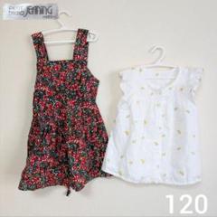 PETIT TAKAO ワンピース フリルブラウス 120 おまとめ 総柄　花柄