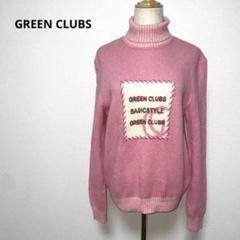 【代引可】 グリーンクラブ CLUBS GREEN ピンクタートルネック 1 セーター レディースウェア