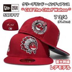 最安値!!!New Era 59FIFTY(インディアンス)キャップ 7 5/8 楽天市場】ニューエラ インディアンス 7 5/8の通販