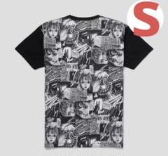 わたしは真悟 アイ(楳図かずお) バック総柄Tシャツ グラニフ