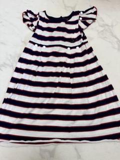 DIOR ストライプ ノースリーブワンピース 100cm以上