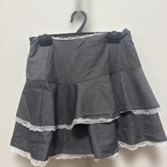 NICE CLAUP 裾レースミニスカート