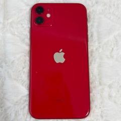 iPhone11 RED 画面割れ　ジャンク Apple iPhone 11 (赤) ジャンク