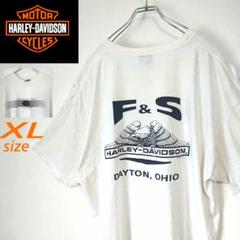 HARLEY DAVIDSON ハーレーダビッドソン 白 ビッグサイズ Tシャツ