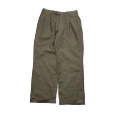 スタッフォード ビンテージ ロングパンツ オリーブ プリーツ 2タックスラックス
