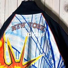 【美品 M】アディダス 両面刺繍 NY コレクション トラック ジャージ