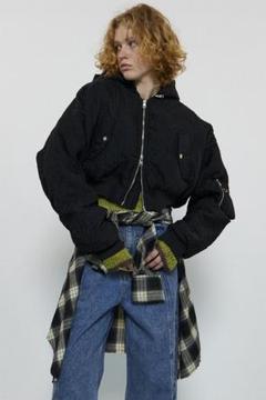 【美品】MAISON SPECIAL ビッグファスナーポケットＭＡ1 /ネイビー MAISON SPECIAL（メゾンスペシャル）の「《UNISEX》【LIMITED