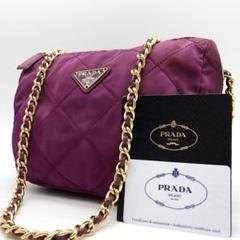 PRADA ダークパープル ショルダーバッグ 楽天市場】【送料無料】【中古】 PRADA プラダ ショルダーバッグ