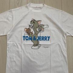 1986年製 トムとジェリー ヴィンテージ アニメ ビッグロゴ 半袖 Tシャツ