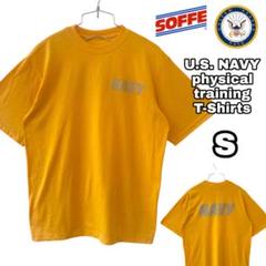 古着 アメリカ軍 ミリタリー 半袖tシャツ イエロー リフレクター 海軍US製
