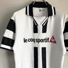 90s ルコック le coq サッカー ユニフォーム ゲームシャツメッシュL